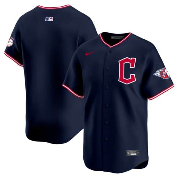 Cleveland Guardians Blank Navy 2025 Alternate Limited Stitched Jersey