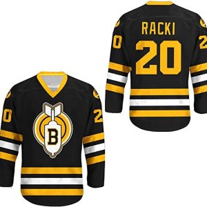 Thunder Bay Bombers #20 Carl Racki Black Hockey Jersey