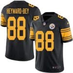 Steelers #88 Darrius Heyward-Bey Black Stitched Limited Rush Nike Jersey