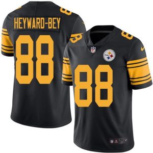 Steelers #88 Darrius Heyward-Bey Black Stitched Limited Rush Nike Jersey