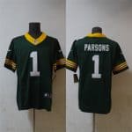 Green Bay Packers #1 Micah Parsons Green Vapor 2025 F.U.S.E. Limited Stitched Jersey