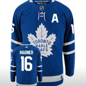 Toronto Maple Leafs #16 Mitchell Marner Blue With A Patch Adidas Stitched Jersey