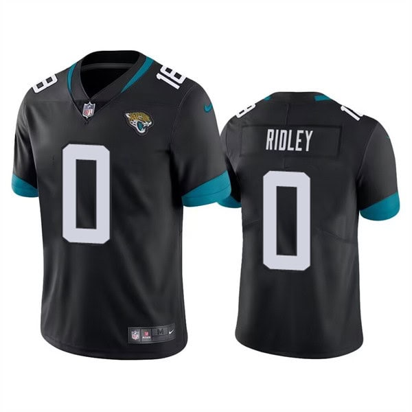 Jacksonville Jaguars #0 Calvin Ridley Black Vapor Untouchable Limited Stitched Jersey