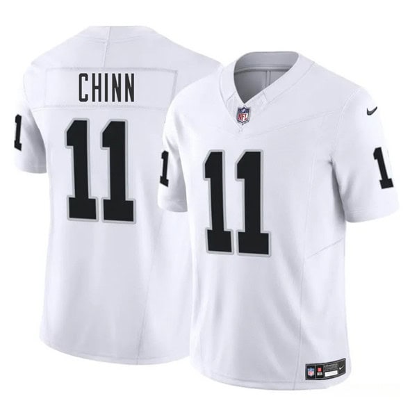 Las Vegas Raiders #11 Jeremy Chinn White 2025 F.U.S.E. Vapor Stitched Jersey