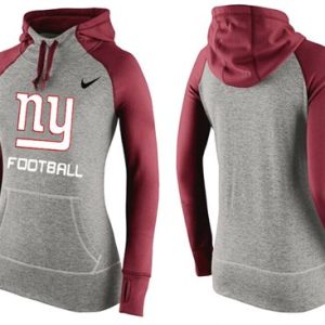Nike New York Giants Performance Hoodie Grey Red