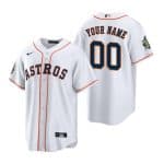 Houston Astros Customized Custom White 2022 World Series Home Stitched Baseball Jersey