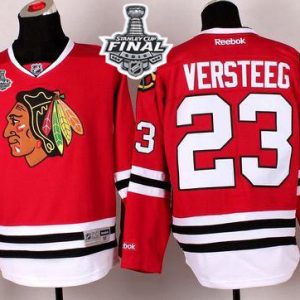 Blackhawks #23 Kris Versteeg Red 2015 Stanley Cup Stitched Jersey
