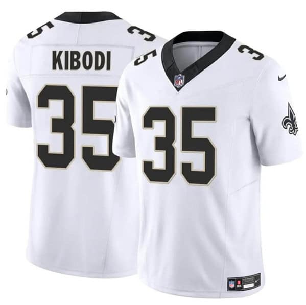 New Orleans Saints #35 Jacob Kibodi White F.U.S.E. Vapor Limited Stitched Jersey