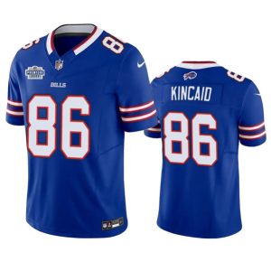 Buffalo Bills #86 Dalton Kincaid Blue 2023 F.U.S.E. Prem1ere Patch Vapor Untouchable Stitched Jersey
