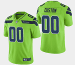 Seattle Seahawks ACTIVE PLAYER Custom Green Vapor Untouchable Limited Stitched Jersey