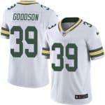 Packers #39 Demetri Goodson White Stitched Limited Rush Nike Jersey