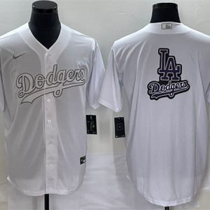 Los Angeles Dodgers Big Logo In Back Weekend Stitched Jersey