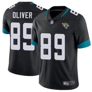 Jacksonville Jaguars #89 Josh Oliver Black Vapor Untouchable Limited Stitched Jersey