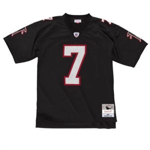 Atlanta Falcons #7 Michael Vick Black 2002 Stitched Jersey