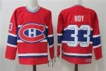 Montreal Canadiens #33 Patrick Roy Red Throwback CCM Stitched Jersey