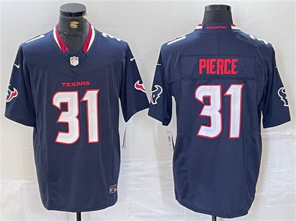 Houston Texans #31 Dameon Pierce Navy F.U.S.E. Vapor Limited Stitched Jersey