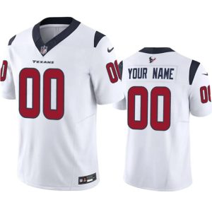 Houston Texans Custom White 2023 F.U.S.E Vapor Untouchable Limited Stitched Jersey