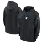 Carolina Panthers Black Performance Pullover Hoodie