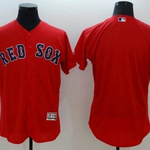 Red Sox Blank Red Flexbase Authentic Collection Stitched Jersey