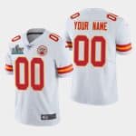 Kansas City Chiefs 100th Season Customized White Super Bowl LIV Vapor Untouchable Limited Stitched NFL Jersey
