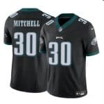 Philadelphia Eagles #30 Quinyon Mitchell Black 2024 Draft F.U.S.E Vapor Untouchable Limited Stitched Jersey