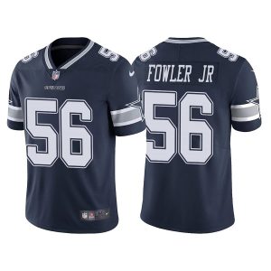 Dallas Cowboys #56 Dante Fowler Jr. Navy Vapor Limited Stitched Jersey
