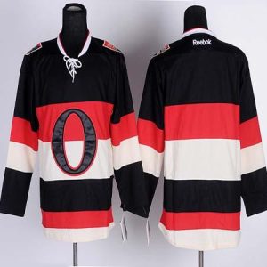 Senators Blank Black Third Stitched Jersey