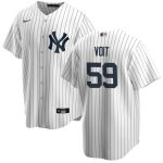 New York Yankees #59 Luke Voit White Cool Base Stitched Jersey