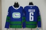 Vancouver Canucks #6 Brock Boeser Blue Stitched Jersey