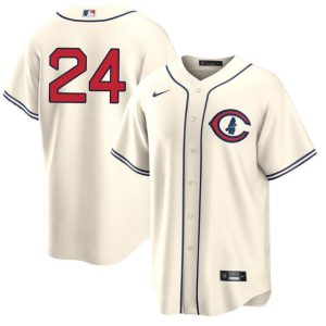 Chicago Cubs #24 Cody Bellinger Cream Field Of Dreams Cool Base Stitched Jersey