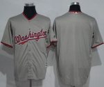 Nationals Blank Grey New Cool Base Stitched Jersey