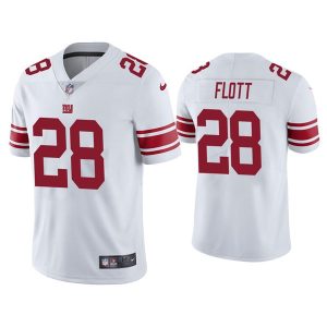 New York Giants #28 Cordale Flott White Vapor Untouchable Limited Stitched Jersey