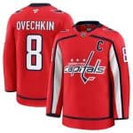 Washington Capitals #8 Alexander Ovechkin Red 2024-25 Home Stitched Jersey