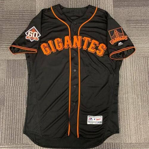 San Francisco Giants Customized Black Flex Base Stitched Jersey
