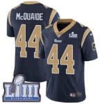 Los Angeles Rams #44 Jacob McQuaide Navy Blue Super Bowl LIII Vapor Untouchable Limited Stitched Jersey