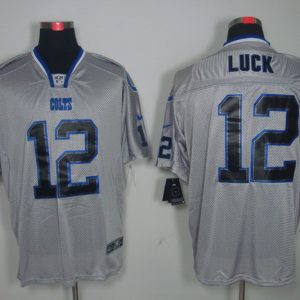 Indianapolis Colts #12 Andrew Luck Gray Limited Stitched Jersey