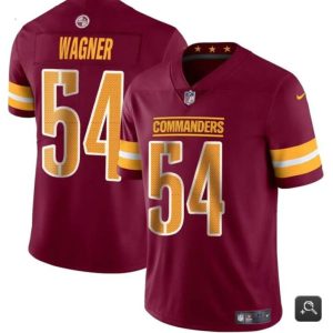 Washington Commanders #54 Bobby Wagner Burgundy Vapor Limited Stitched Jersey