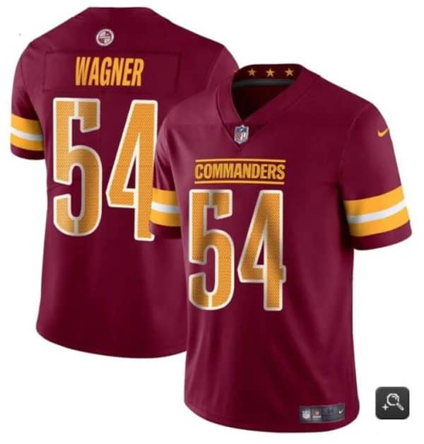 Washington Commanders #54 Bobby Wagner Burgundy Vapor Limited Stitched Jersey