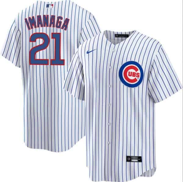 Chicago Cubs #21 Sh¨ta Imanaga White Cool Base Stitched Jersey