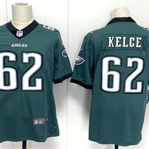 Philadelphia Eagles #62 Jason Kelce Green 2024 New Vapor Untouchable Limited Football Stitched Jersey