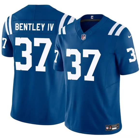 Indianapolis Colts #37 Ulysses Bentley IV Blue 2025 F.U.S.E. Vapor Limited Football Stitched Jersey