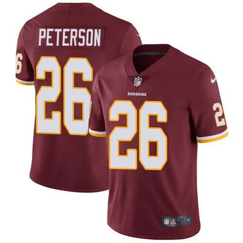 Washington Redskins #26 Adrian Peterson Red Vapor Untouchable Limited Stitched Jersey