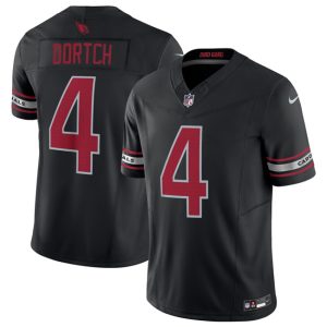 Arizona Cardinals #4 Greg Dortch Black 2024 F.U.S.E. Vapor Untouchable Limited Stitched Jersey