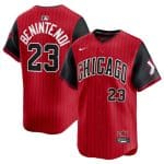 Chicago White Sox #23 Andrew Benintendi Red Black 2025 City Connect Limited Stitched Jersey