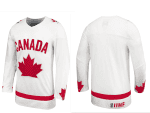 TEAM CANADA ADULT WHITE BLANK JERSEY