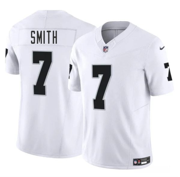 Las Vegas Raiders #7 Geno Smith White 2025 F.U.S.E. Vapor Stitched Jersey