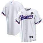 Texas Rangers Blank White 2023 World Series Stitched Jersey