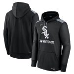 Chicago White Sox Black Collection Performance Pullover Hoodie