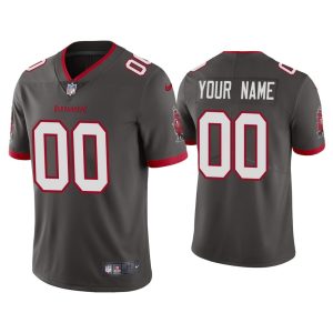 Tampa Bay Buccaneers Customized 2020 Grey Vapor Untouchable Limited Stitched NFL Jersey