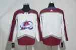 Colorado Avalanche White Stitched Jersey